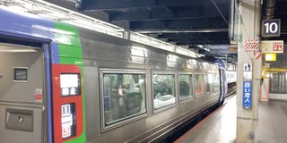 【のら】特急オホーツク１号 札幌発車 車窓動画