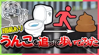 【徒歩検証】うんこを追ってみた【ずんだもん＆きりたん実況】