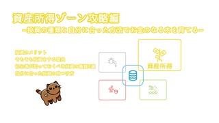 【キャッシュフロー】資産所得攻略編~投資の種類と自分に合った方法でお金のなる木を育てる~