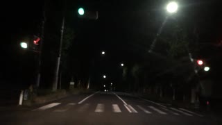 【状況】自転車で走った夜道のルート（✞ 佐久間奈々さんを探しています #4）