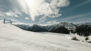 Snowboarding in Tarvisio