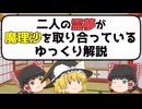 二人の霊夢が魔理沙を取り合っているゆっくり解説