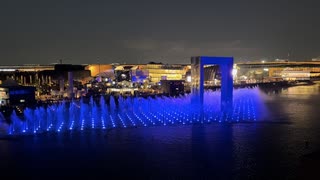 「大阪・関西万博」の夕暮れ風景。そして夜の水上ショー - 2025年5月下旬 (Full HD)