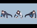 【MMD/DBH】消防士の腕立て伏せ＋アマンダ叩き