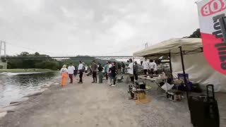 【ラヴィン先輩の管理釣り場でイベント動画撮影】珍しく仕事してます