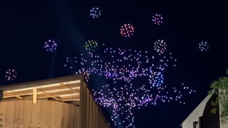 夜の「大阪・関西万博」で見たドローショー - 2025年5月下旬 (Full HD)