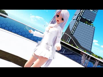 【MMD】らぶ式Yukiで『Beat Eater』white dress ver.