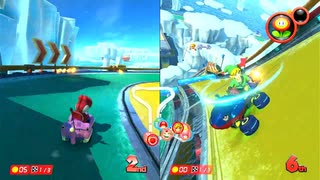 ママと友達のなゆちゃんと初レース！わちゃわちゃマリカー開幕【マリオカート８ デラックス】#1