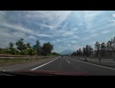 ドライブスポット　前方に雄大な岩手山　東北自動車道上り（岩手山ＰＡ付近）　2024　0615