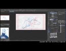 ClipStadioPaint メイキング 3D素体の動かし方からラフ描くまで 二次創作