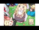 【ポケポケ】グラジオのボードとリーリエを描くだけ（メイキング）