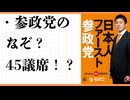 参院選　参政党8％で2位急浮上　注目梅村みずほ　比例代表　選挙ドットコム予想16議席 参政党45議席？　海外メディア注目　参政党3つの柱　abemaニュース参政党特集 プロフィール