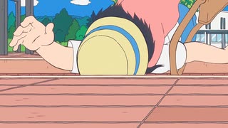 池に落ちる
