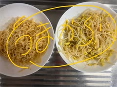 チャルメラ　もやし　超絶　うまい　辛まぜそば　旨辛ニンニク味　料理