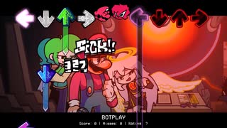 【FNFMOD】STARMAN SLAUGHTER RAGMIXをMarioやjoker達に歌わせてみました
