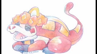 【透明水彩】アチゲータ描いてみた