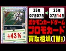 ポケカ【プロモ】買取相場《93枚/週》｜07月07日～07月14日 ＜20円以上騰落＞ #ポケモンカードゲーム