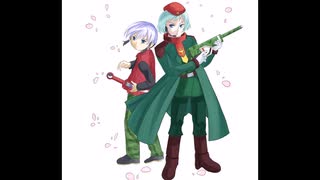 炎山とライカのサクラ大戦４パロを描いてみた
