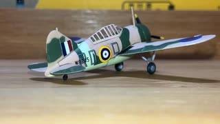 エフトイズ　ブリュースター バッファロー　B-339E（F2A-2）英空軍第34飛行隊 F-toys WKC 9 Brewster B-339E Buffalo Mk.1 RAF 34FS 1/144