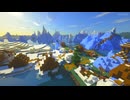 【作業用BGM】Minecraft｜雪と氷に囲まれた村と水の音｜環境音 ゲームBGM
