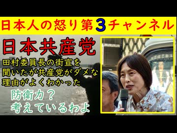 【日本共産党】田村委員長神戸街宣を聴いた「安全保障？もちろん共産党は考えているわよ！」いや、まったく考えていなかった　#参院選 #共産党