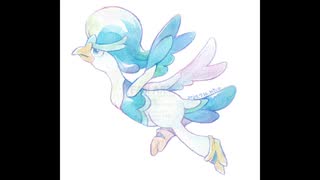 【透明水彩】ウェルカモ描いてみた