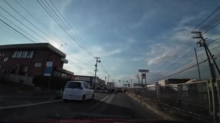 宮城県　大崎市　長者原ＩＣから仙台方面へ　5　国道4号線　古川付近2　マツダ２車載　2024　1109