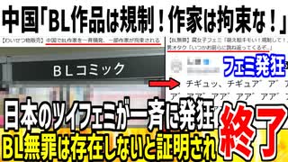 【悲報】中国「BL作品は規制します！作家と読者は逮捕する！」→日本のツイフェミが一斉に発狂してしまう...