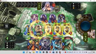 【シャドウバース／女性カード中心／独自ルール・ハイランダー】No.1992 アンリミ・ホズミＯＴＫエルフ【ソロプレー・対ＡＩ戦{イザベル-チェス ウィッチ／ＣＤＢ}／１試合】