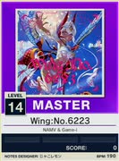 【譜面確認用】 Wing:No.6223 MASTER 【チュウニズムNEW外部出力】
