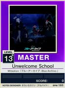 【譜面確認用】 Unwelcome School MASTER 【チュウニズムNEW外部出力】