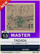 【譜面確認用】 TAIDADA MASTER 【チュウニズムNEW外部出力】
