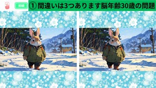 【！脳トレ+育脳に最適☆まちがい探しタイム！ 】＃223