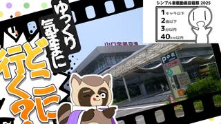【シンプル車載動画祭】シライシのゆっくり気ままにどこに行く？【2025】