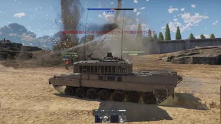 【WarThunder】BR12.0クランマッチLeopard2A7V