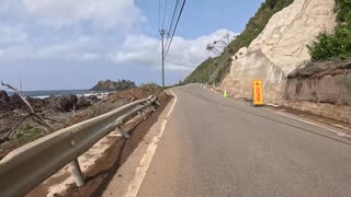 TWが奥能登を走る動画