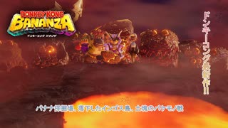 【ドンキーコング バナンザ】バナナ採掘場、落下したインゴス島、土塊のバケモノ戦  Part 1【ネタバレあり】