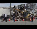 建物倒壊の原因は？　現場責任者とみられる男性（41）とインドネシアからの技能実習生（23）が死亡した事故　現場検証はじまる　福岡・久留米市