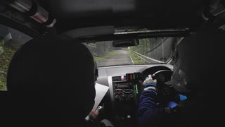 【ラリー車載】ミニジャンプ！ ネコステ山岳ラリー 2025 SS4 Youkura up 2