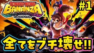 全てをブチ壊して地下世界を大冒険！『ドンキーコング バナンザ』を実況プレイpart1