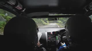 【ラリー車載】ネコステ山岳ラリー 2025 SS5 Hashikura down 2 途中まで
