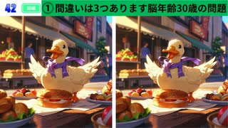 【！脳トレ+育脳に最適☆まちがい探しタイム！ 】＃224