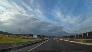 宮城県　大崎市　長者原ＩＣから仙台方面へ　8　国道4号線　三本木付近3　マツダ２車載　2024　1109