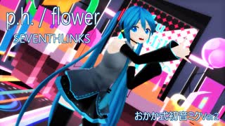 【MMD】「おかか式初音ミク」さんで『 p.h. / flower 』【PowerShader】