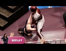 セクハラ関節技に敗れるJK