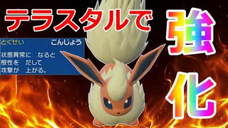 【好きなポケモンで勝ちたい】テラスタルによって新たな戦い方を習得した「ブースター」を使ってみた結果...【ポケモンSV】