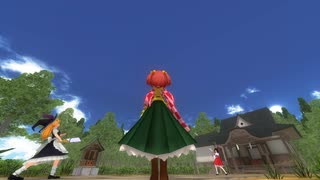 【第17回東方ニコ童祭】羽根が舞うのは【東方MMD】