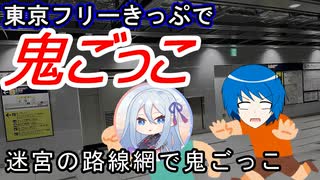 【迷宮の路線網で鬼ごっこ】東京フリーきっぷで鬼ごっこ