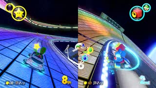 なゆちゃん＆ママも参戦！4人マリカーで波乱の開幕戦【マリオカート８ デラックス】#4
