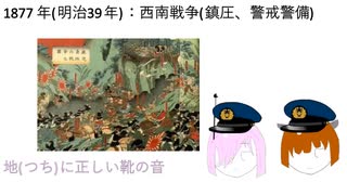 サクときりたんで「警察行進曲」